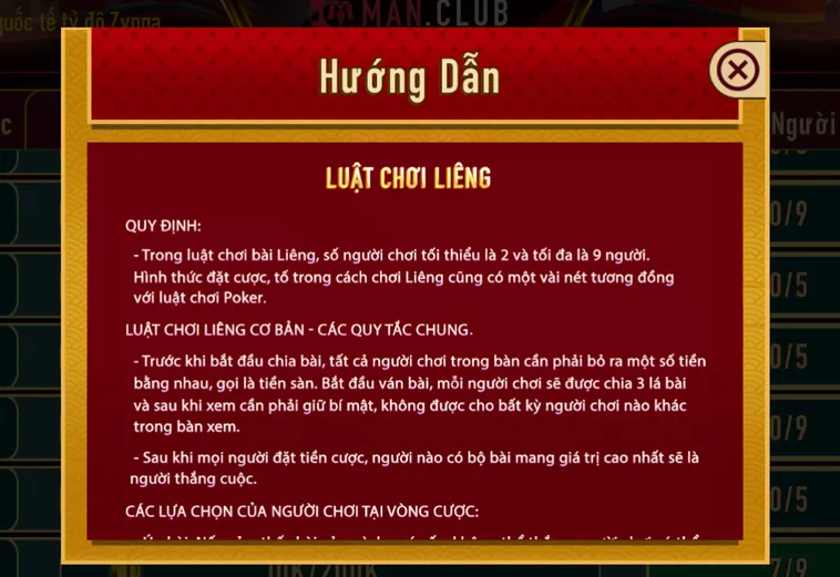 Bí Quyết Chơi Liêng Tại ManClub Và Cách Đọc Vị Đối Thủ Để Luôn Thắng