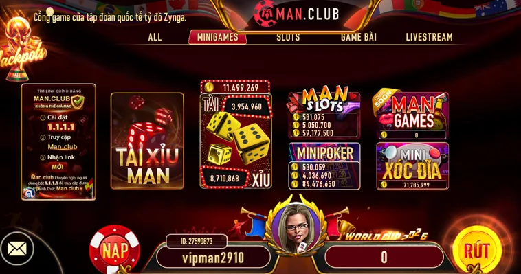 Minigame ManClub Đỉnh Cao Giải Trí Siêu Tốc Nhận Thưởng Cực Nhanh Năm 2026