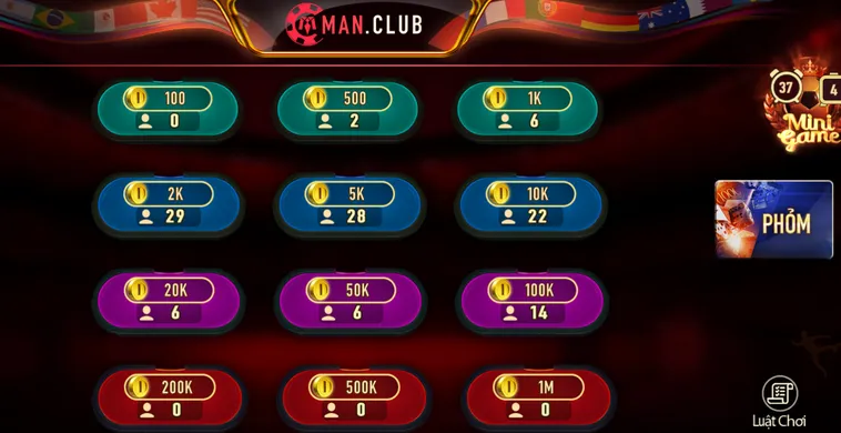 Phỏm tại ManClub Nghệ Thuật Đấu Trí Và Chiến Thuật Ăn Chốt Đỉnh Cao