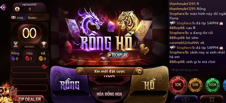 Rồng Hổ Livestream Tại ManClub Sảnh Cược Siêu Tốc Nhận Thưởng Cực Nhanh Năm 2026