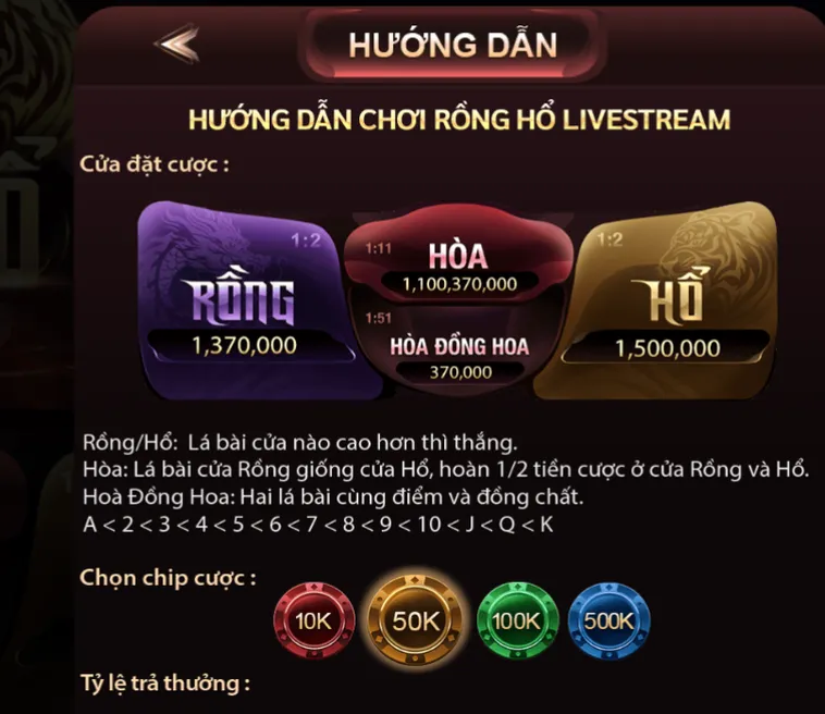 Rồng Hổ Livestream Tại ManClub Sảnh Cược Siêu Tốc Nhận Thưởng Cực Nhanh Năm 2026