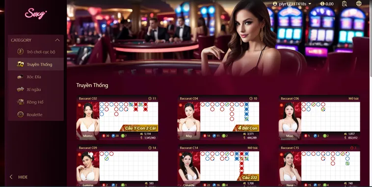 Sexy Gaming Livestream tại ManClub Sảnh Cược Nóng Bỏng Và Giải Trí Đỉnh Cao