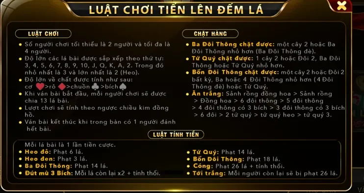 Tiến Lên Đếm Lá tại ManClub Sảnh Bài Sát Phạt Và Chiến Thuật Đỉnh Cao