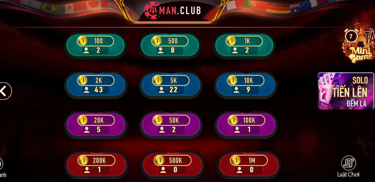 Chiến Thuật Solo Tiến Lên Đếm Lá Tại ManClub Đánh Bại Mọi Đối Thủ