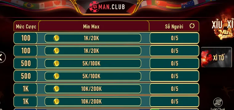 Hướng Dẫn Cách Chơi Xì Tố Tại ManClub Và Mẹo Tố Bài Khiến Đối Thủ Khiếp Sợ